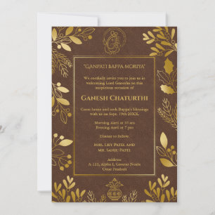 Invitation Ganesh Chaturthi Puja