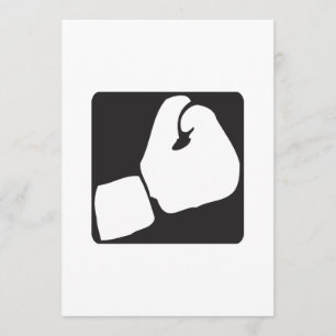 Invitation Gant de boxe
