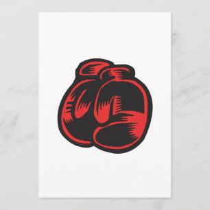 Invitation Gants de boxe