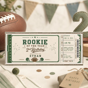 Invitation Garçon de 2 ans pour son deuxième anniversaire, re