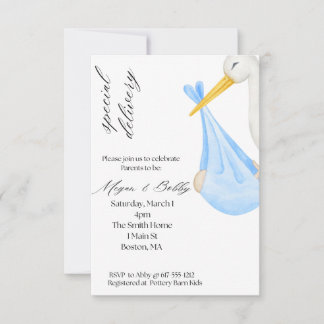 Invitation Garçon de livraison spécial