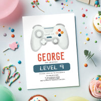 Garçons Cool Blue Gaming Anniversaire de enfant