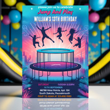 garçons enfants cool trampoline Park 13e anniversa