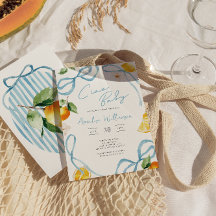 Garçons Lemon Ciao Baby Baby Shower Italien