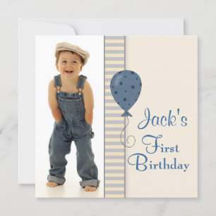 Invitation Garde d'enfants Browns Photo Fête d'anniversaire