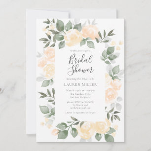 Invitation Garden BloomsInvitation de douche nuptiale