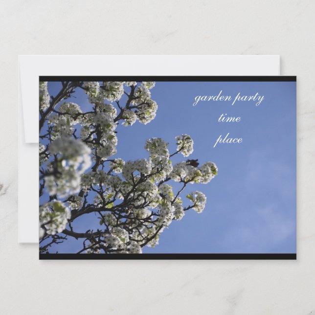 Invitation Garden Party Invite (Devant)