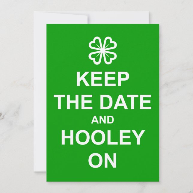 Invitation "Garder la date et l'heure" (Devant)