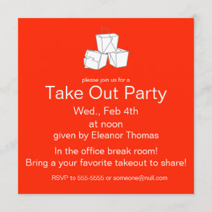 Invitation GARDEZ LE CALME ET FAITES L'Invitation