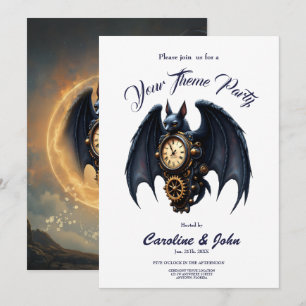 Invitation Gardien du Temps au Clair de Lune – Chauve-souris 