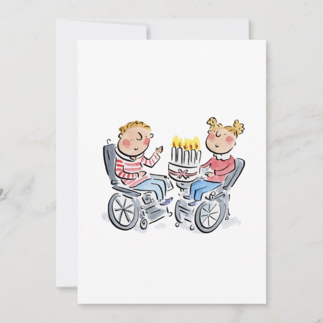 Invitation Gâteau d'anniversaire (Devant)