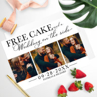 Gâteau Gratuit Drôle Mariage Économisez La Date 3