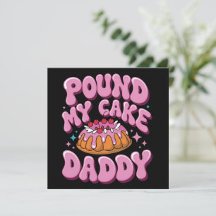 Invitation Gâteau Inapproprié Papa Frappe Moi Embarrassant 
