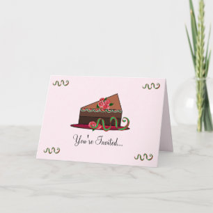 Invitation Gâteau Sucré