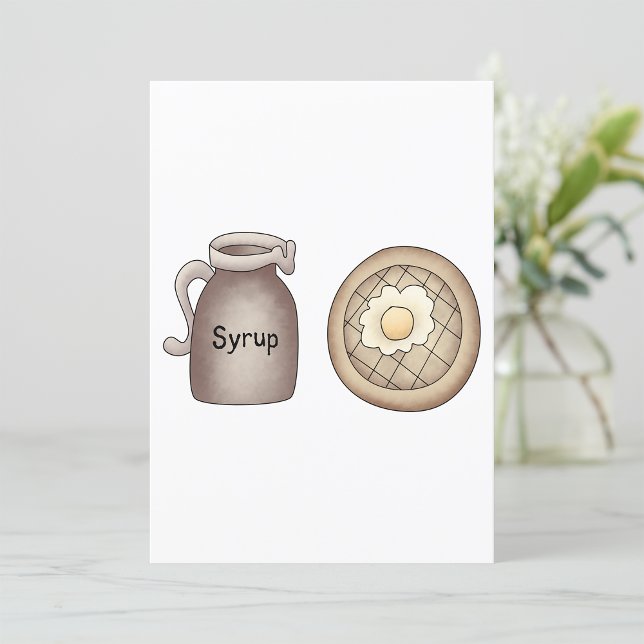 Invitation gaufres Et Sirop D'Érable (Créateur téléchargé)