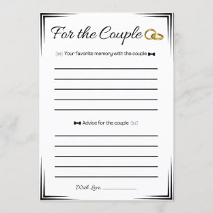 Invitation Gay Wedding shower jeu, Pour le couple