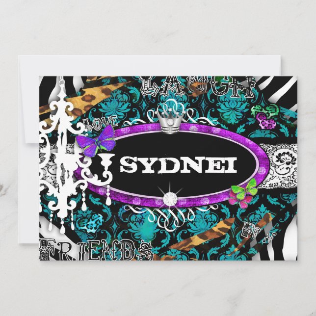 Invitation GC | Miss Fun n' Fancy Stuff Ultimate Bleu (Devant)