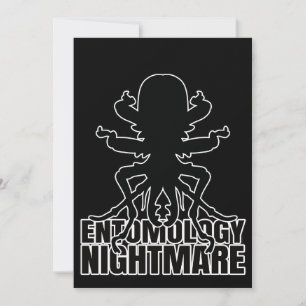 Invitation Geek de l'Entomologie du scarabée de stade
