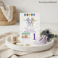 Gemini premier anniversaire Gold, ballons et photo