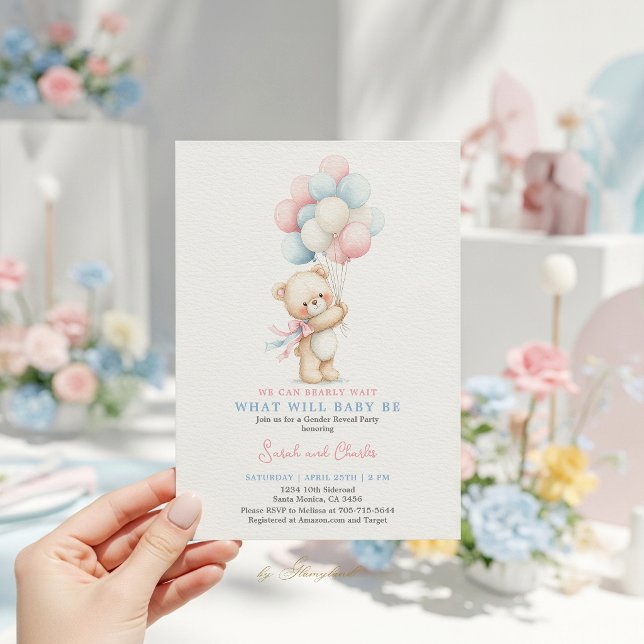 Invitation Gender Reveal  (Créateur téléchargé)