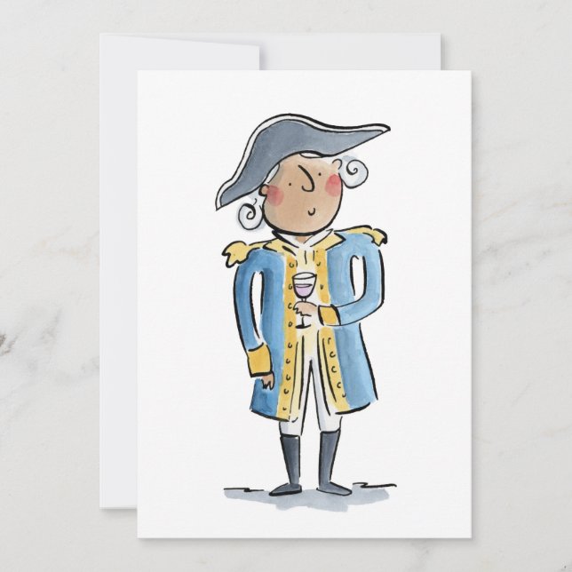 Invitation George Washington (Devant)