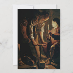 Invitation Georges de La Tour - Joseph le charpentier