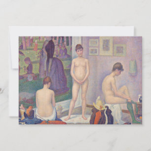 Invitation Georges Seurat - Les Modèles