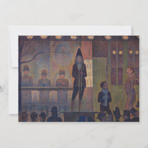 Invitation Georges Seurat - Parade de cirque