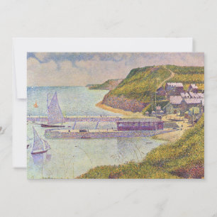 Invitation Georges Seurat - Port-en-Bessin à marée haute
