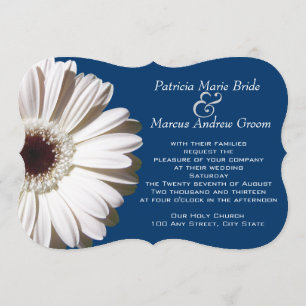 Invitation Gerbera Daisy Mariage
