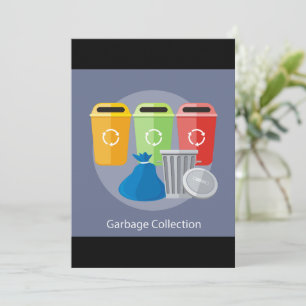 Invitation Gestion des déchets de collecte des ordures Récupé