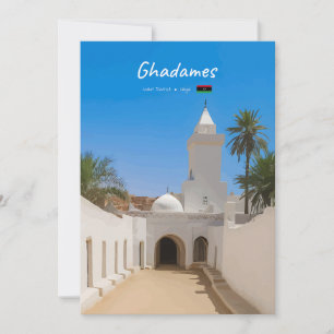 Invitation Ghadames, Libye - Mosquée Blanche