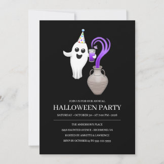 Invitation Ghost's Halloween Party