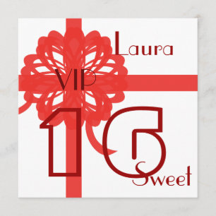 Invitation gigantesque Cust. de cadeau de sweet