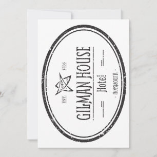 Invitation Gilman House Innsmouth Lovecraftian