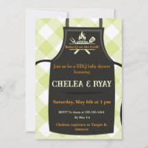 Gingham Baby Shower Is on the Grill baby shower 
