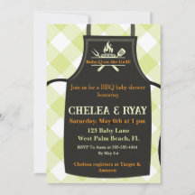 Gingham Baby Shower Is on the Grill baby shower 