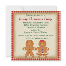 Gingpain homme fête de Noël de famille