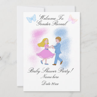 Invitation Girl Boy Baby Shower