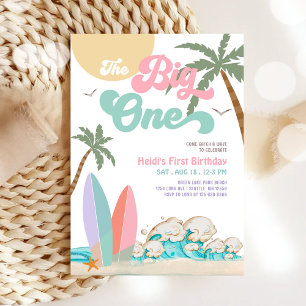 Invitation Girl The Big One Surfing 1er anniversaire