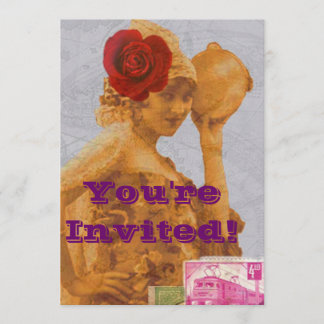 Invitation Gitan vintage