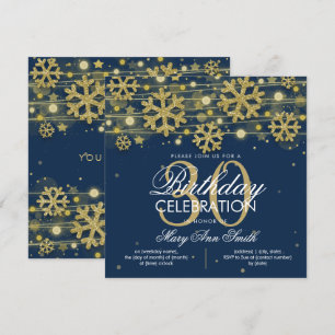 Invitation Glam 30e anniversaire de la Parties scintillant d'