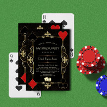 Glam Gold Black Great Gatsby 20s Bachelor Party