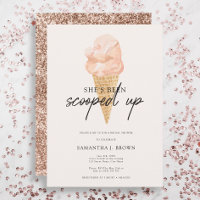 Glitter Chic Aquarelle Ice Cream Salle de Mariage