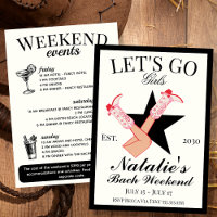 Go Girls Cowgirl Bachelorette Itinéraire et