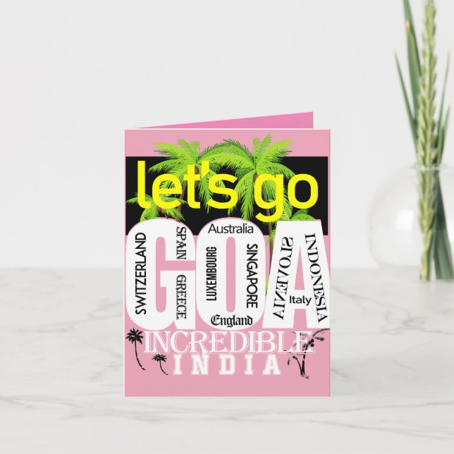 Invitation Goa trip (Devant)