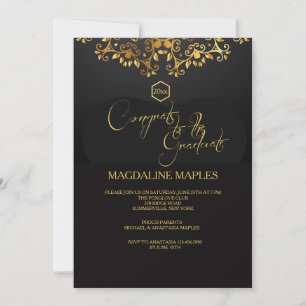 Invitation Gold Marquee