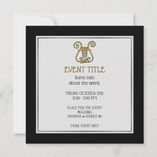 Invitation Golden lyre