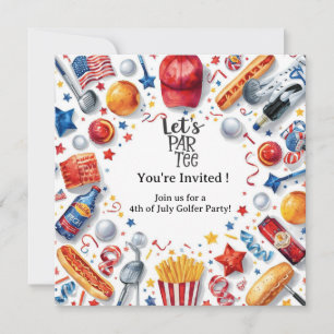 Invitation GOLF 4 juillet Fête de l'Indépendance des golfe