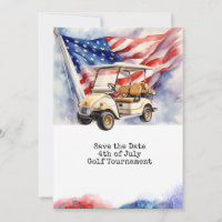 Golf 4 juillet Jour de l'Indépendance pour golfeur